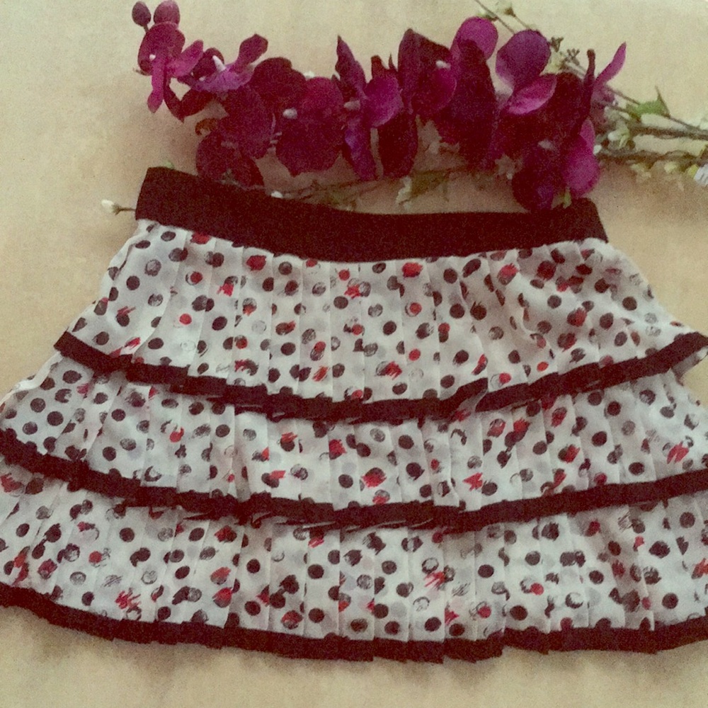 Mini pleated skirt
